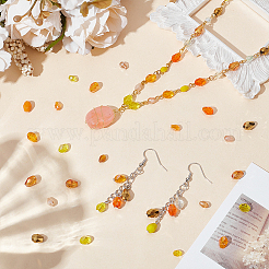 296Pcs 2 Styles Transparent Glass Beads&nbsp;GLAA-WR0001-08