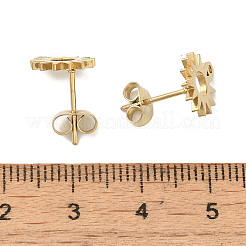 Ion Plating(IP) 304 Stainless Steel Stud Earring Findings&nbsp;X-STAS-I206-01G