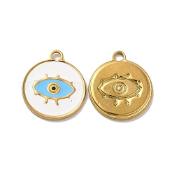 Ion Plating(IP) 304 Stainless Steel Enamel Pendants&nbsp;STAS-Q001-28G