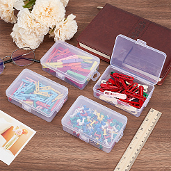 12Pcs Transparent Plastic Storage Boxes&nbsp;CON-CN0001-43