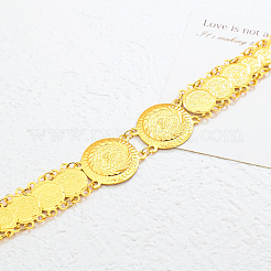 Elegant Brass Coin Link Bracelets for Women&nbsp;UY6999