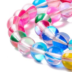 Synthetic Moonstone Beads Strands&nbsp;G-E573-02B-33