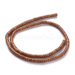 Natural Yellow Wood Lace Stone Wooden Jasper Beads Strands&nbsp;G-H230-23