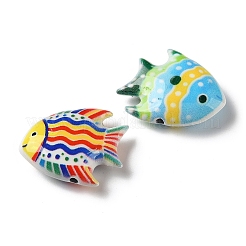 Printed Alloy Beads&nbsp;AL-CBA91DB-06