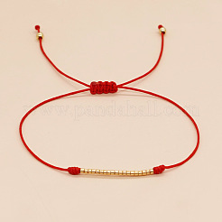 Handmade Glass Seed Bead Braided Bead Bracelets&nbsp;IA9364