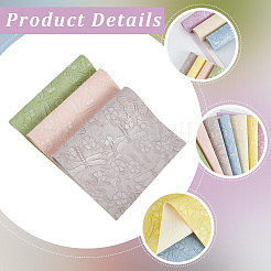 7Pcs PU Leather Fabrics&nbsp;DIY-WH20025-080A