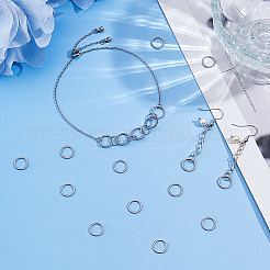 100Pcs 304 Stainless Steel Linking Ring&nbsp;STAS-DC0017-10