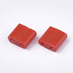 2-Hole Opaque Glass Seed Beads&nbsp;SEED-S023-08D