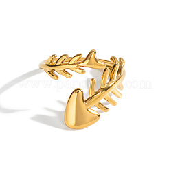 304 Stainless Steel Open Cuff Rings for Women&nbsp;BY6397