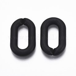 Spray Painted CCB Plastic Linking Rings&nbsp;CCB-R104-12E-01