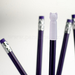 20Pcs 5 Colors Silicone Pencil Caps&nbsp;AJEW-DR0001-21
