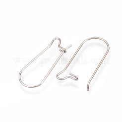 Tarnish Resistant 304 Stainless Steel Hoop Earrings Findings&nbsp;STAS-Q223-11A