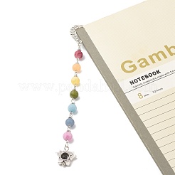 Tibetan Style Alloy Bookmarks&nbsp;AJEW-JK00182-01
