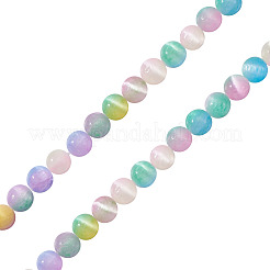 1 Strand Natural Selenite Beads Strands&nbsp;G-TA0002-87B