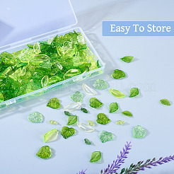 320Pcs 8 Style Transparent Acrylic Pendants&nbsp;TACR-TA0001-18