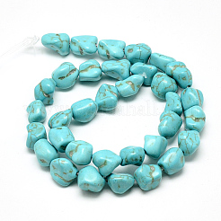 Synthetic Turquoise Beads Strands&nbsp;G-Q955-01