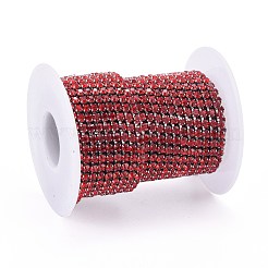 304 Stainless Steel Rhinestone Strass Chains&nbsp;STAS-T055-21P-A