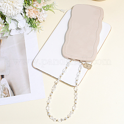 1Pc Glass Pearl & Glass Pendant Decorations&nbsp;HJEW-BM0001-52