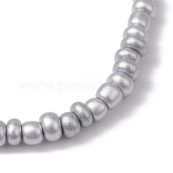 7Pcs 7 Colors Round Glass Seed Beaded Stretch Bracelets&nbsp;BJEW-JB10417