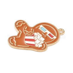 Christmas Alloy Enamel Pendants&nbsp;ENAM-B035-02K-12KCG