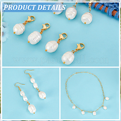 12Pcs Natural Cultured Freshwater Pearl Pendant Decorations&nbsp;HJEW-FG00015