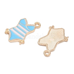 Alloy Enamel Pendants&nbsp;AL-CBAE435-06G-01
