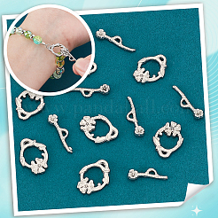 10Pcs 304 Stainless Steel Toggle Clasps&nbsp;STAS-PH0005-79