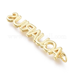 Brass Pendants&nbsp;ZIRC-I048-15G-04