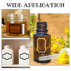 6 Sheets 3 Styles PVC Blank Self-Adhesive Stickers for Seasoning Jar&nbsp;DIY-GO0001-19