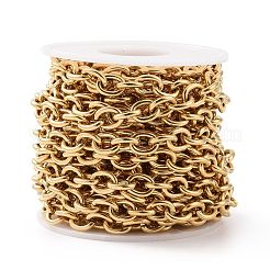 Ion Plating(IP) 304 Stainless Steel Cable Chains&nbsp;CHS-L020-040G