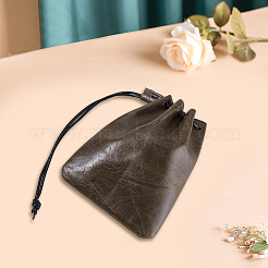 Cowhide Jewelry Cosmetics Storage Bag&nbsp;ABAG-BBC0001-34A