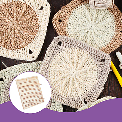 Rectangle Wood Crochet Blocking Board&nbsp;DIY-BC0013-51B
