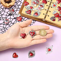 36Pcs 9 Styles Alloy Enamel Pendants&nbsp;FIND-CJ0005-48