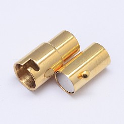 Column 304 Stainless Steel Locking Tube Magnetic Clasps&nbsp;STAS-D117-C-G