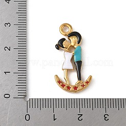 304 Stainless Steel Enamel Pendants&nbsp;STAS-Z153-07G-01