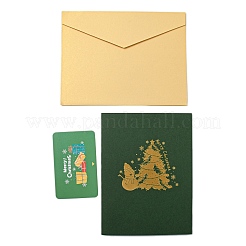 3D Pop Up Paper Greeting Card&nbsp;AJEW-P124-G04