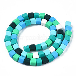 Handmade Polymer Clay Beads Strands&nbsp;CLAY-N008-060-03