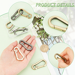 8Pcs 4 Colors Zinc Alloy Lobster Claw Clasps&nbsp;FIND-WR0004-55