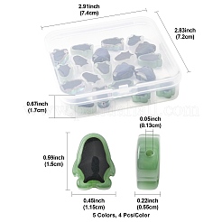 20Pcs 5 Colors Glass Beads&nbsp;GLAA-FS0002-52