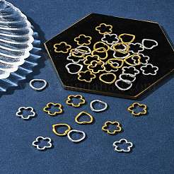 50Pcs Tibetan Style Alloy Bead Frame&nbsp;TIBEB-FS0001-10AS