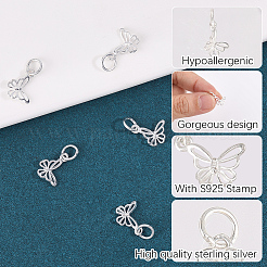 5Pcs 925 Sterling Silver Charms&nbsp;STER-BBC0009-44C