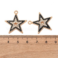 Alloy Enamel Pendants&nbsp;FIND-K030-17D-G