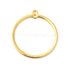 Rack Plating Brass Connector Charms&nbsp;KK-E067-27G