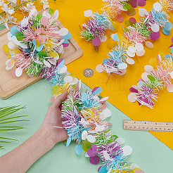 Polyester Lace Trim Ribbons&nbsp;OCOR-WH0105-014B