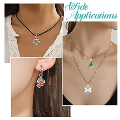 24Pcs 4 Styles Christmas Alloy Pendants&nbsp;ENAM-YW0006-43