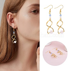 DIY Beaded Dangle Earring Making Kit&nbsp;DIY-SZ0009-04