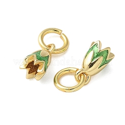 Brass Enamel Charms&nbsp;KK-P290-25G
