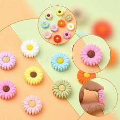 10Pcs 10 Colors Food Grade Eco-Friendly Silicone Focal Beads&nbsp;SIL-YW0001-19