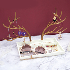 Antler Tree Jewelry Display Rack Silicone Molds & Storage Box Silicone Molds&nbsp;DIY-X0293-84