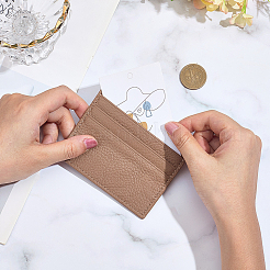 1Pc Cowhide Leather Band Card Name Card Holder&nbsp;AJEW-CL0002-52A